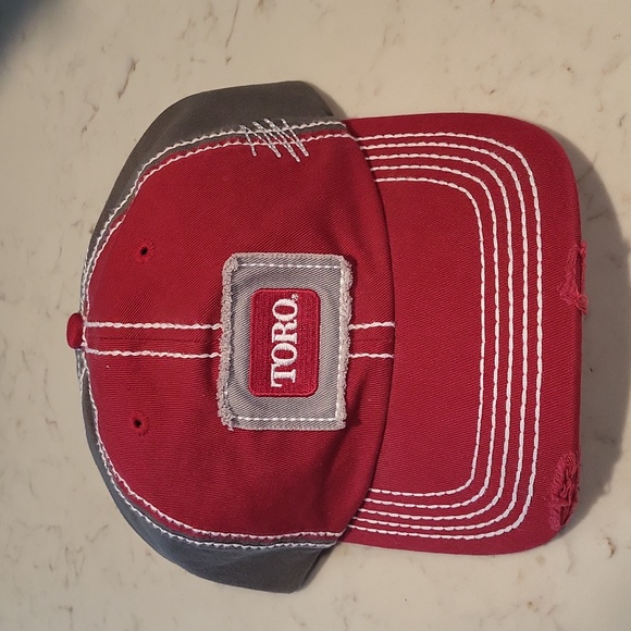 Toro red / gray vintage hat - Picture 1 of 5